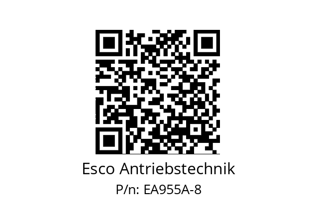   Esco Antriebstechnik EA955A-8