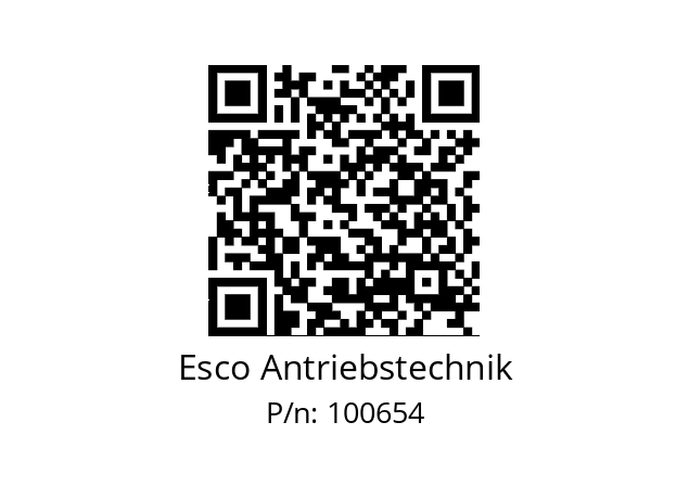   Esco Antriebstechnik 100654