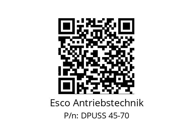   Esco Antriebstechnik DPUSS 45-70