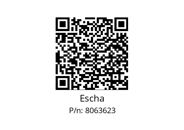  PB-FKSW2.012-10/16/S1800/S3941 Escha 8063623