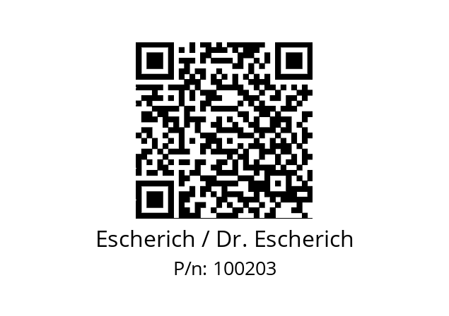   Escherich / Dr. Escherich 100203