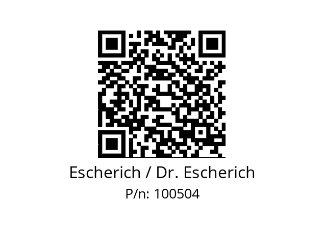   Escherich / Dr. Escherich 100504