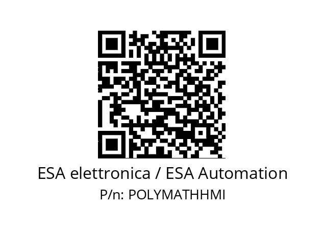   ESA elettronica / ESA Automation POLYMATHHMI