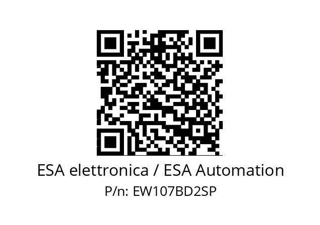   ESA elettronica / ESA Automation EW107BD2SP