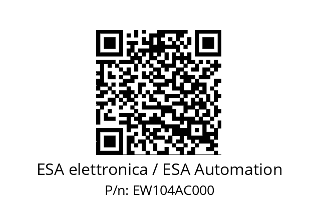   ESA elettronica / ESA Automation EW104AC000