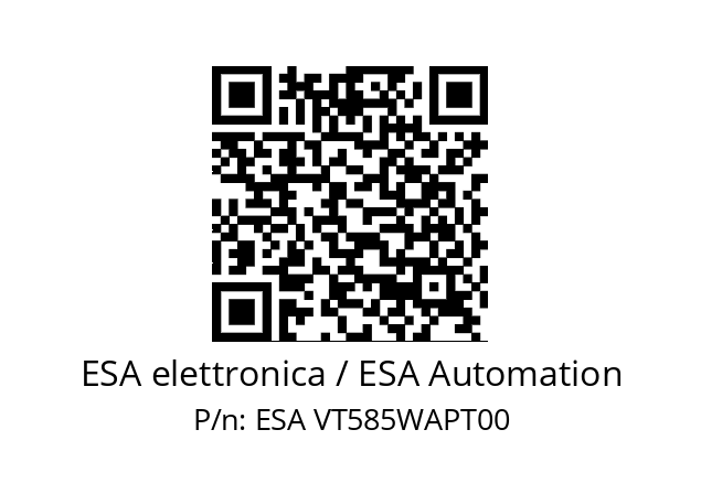   ESA elettronica / ESA Automation ESA VT585WAPT00