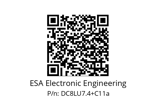   ESA Electronic Engineering DC8LU7.4+C11a