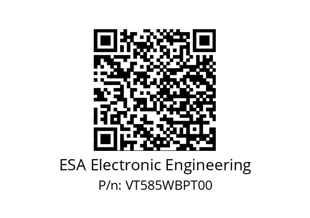   ESA Electronic Engineering VT585WBPT00