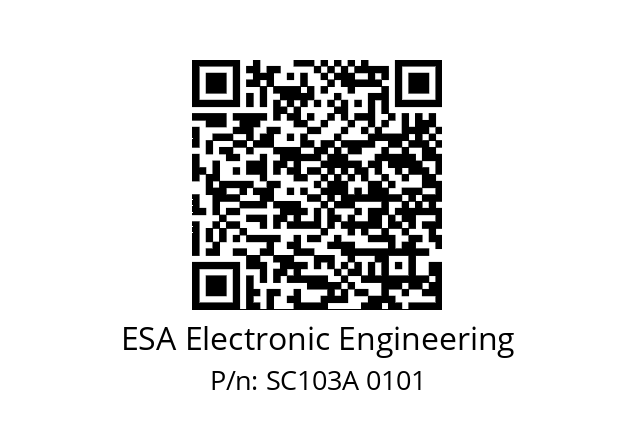   ESA Electronic Engineering SC103A 0101