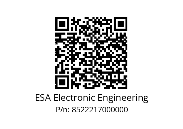   ESA Electronic Engineering 8522217000000