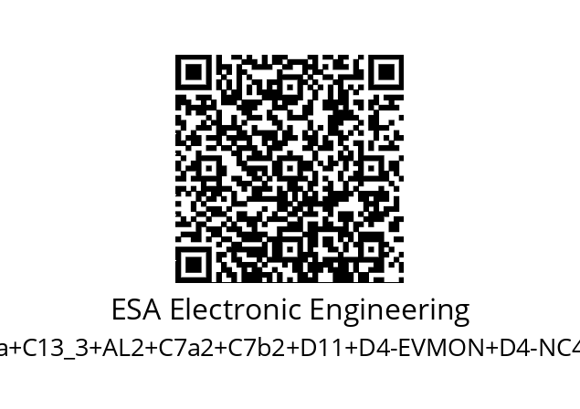   ESA Electronic Engineering LDC72MZ0/E+A2b+A3a+C11a+C13_3+AL2+C7a2+C7b2+D11+D4-EVMON+D4-NC4+ D4-EV16+SWC-202+FP100+BP2