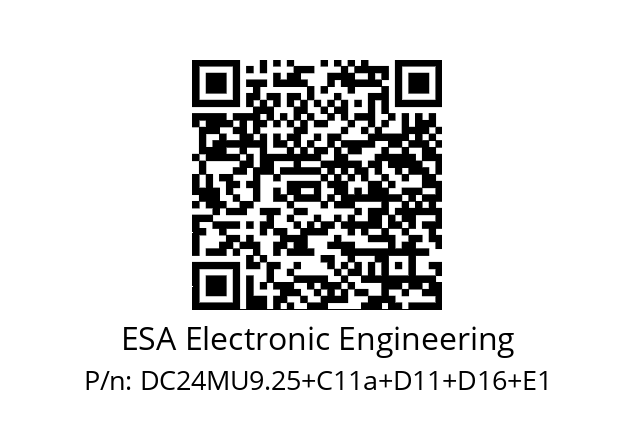   ESA Electronic Engineering DC24MU9.25+C11a+D11+D16+E1