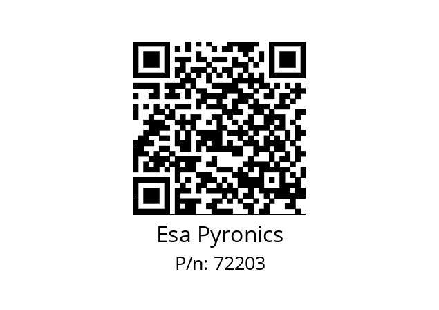   Esa Pyronics 72203