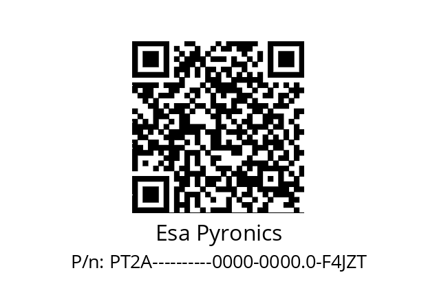   Esa Pyronics PT2A----------0000-0000.0-F4JZT