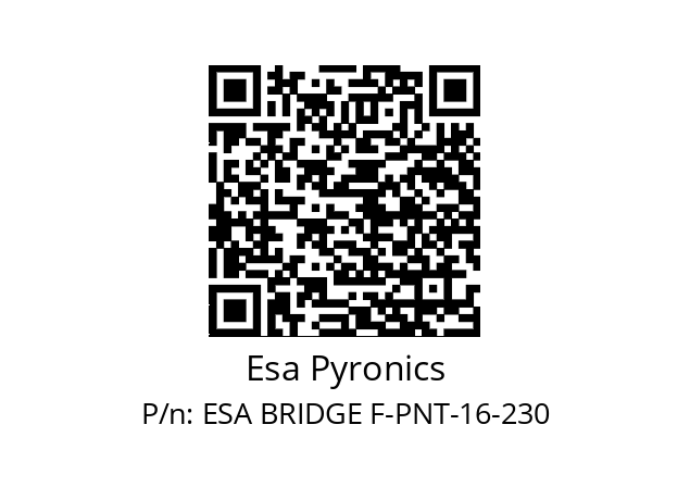   Esa Pyronics ESA BRIDGE F-PNT-16-230