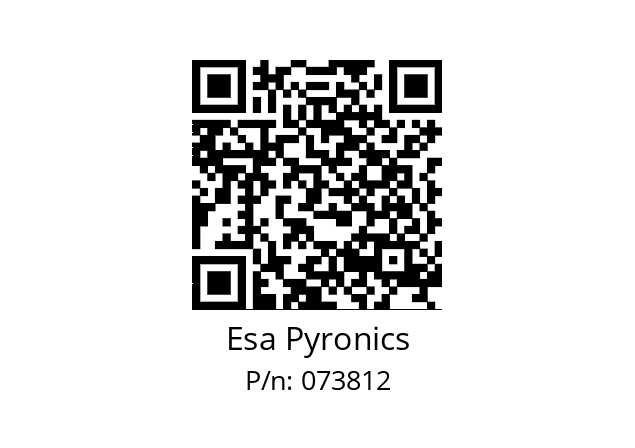   Esa Pyronics 073812