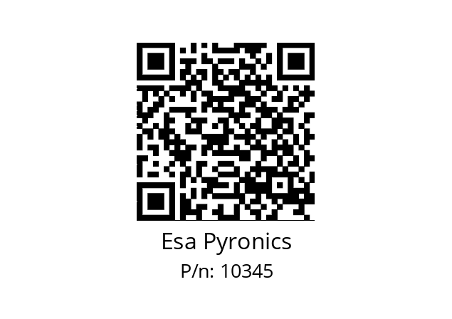   Esa Pyronics 10345