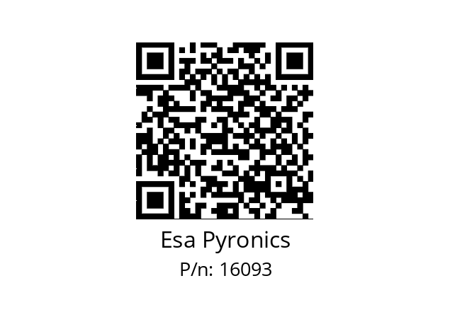   Esa Pyronics 16093