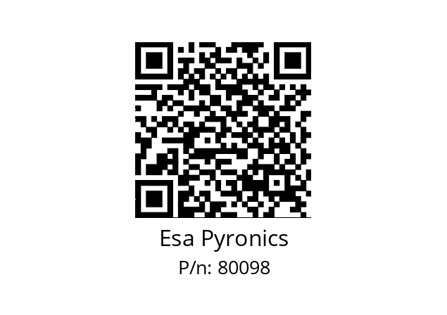  6BZR-REG-II Esa Pyronics 80098