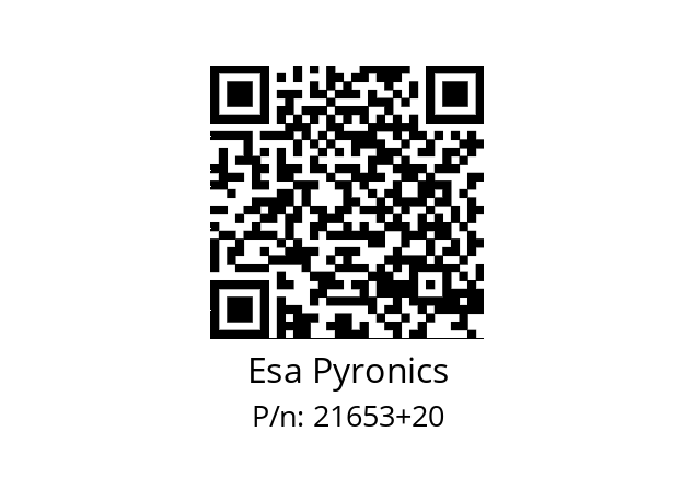   Esa Pyronics 21653+20