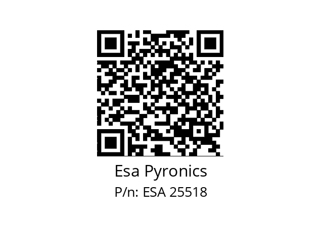   Esa Pyronics ESA 25518