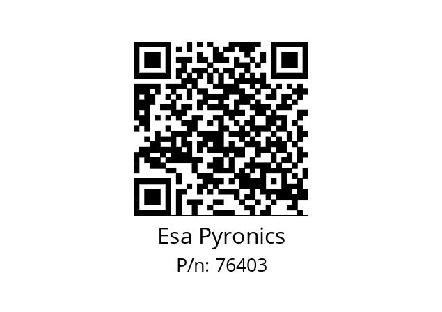   Esa Pyronics 76403