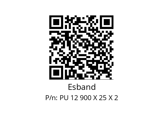   Esband PU 12 900 X 25 X 2