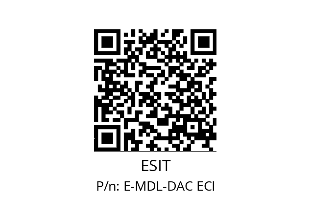   ESIT E-MDL-DAC ECI