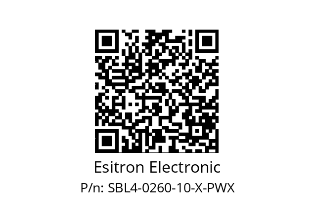   Esitron Electronic SBL4-0260-10-X-PWX