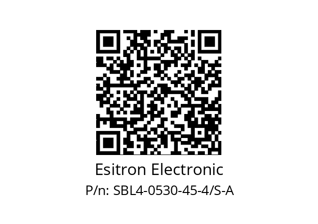   Esitron Electronic SBL4-0530-45-4/S-A