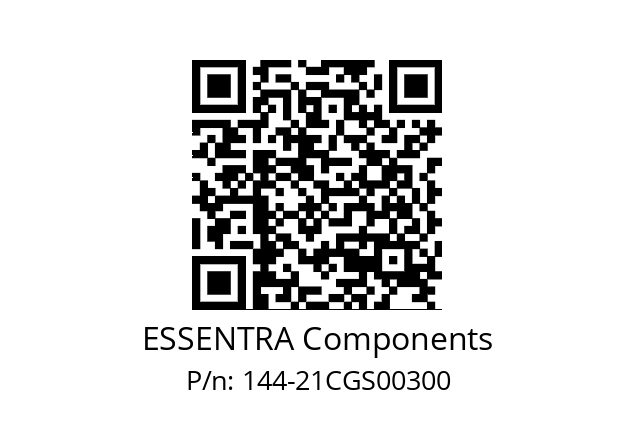   ESSENTRA Components 144-21CGS00300