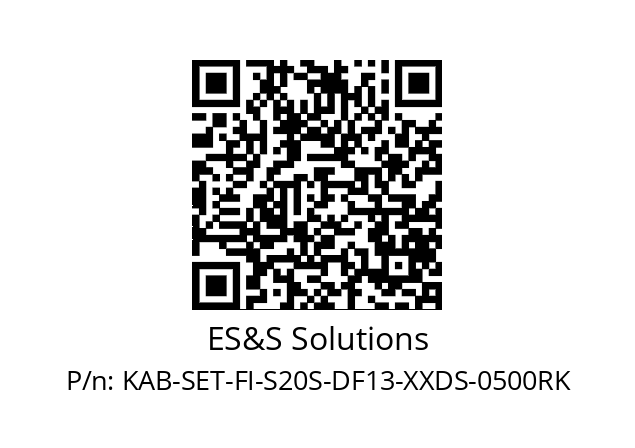   ES&S Solutions KAB-SET-FI-S20S-DF13-XXDS-0500RK