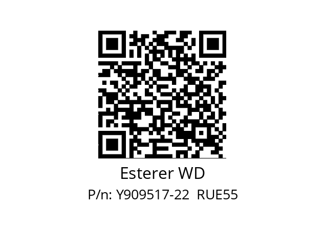   Esterer WD Y909517-22  RUE55