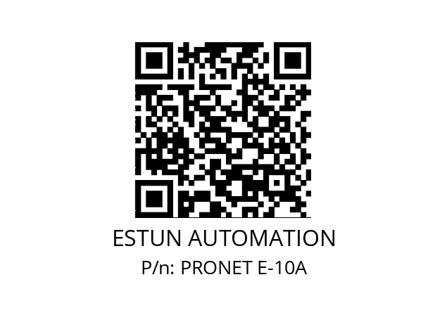   ESTUN AUTOMATION PRONET E-10A