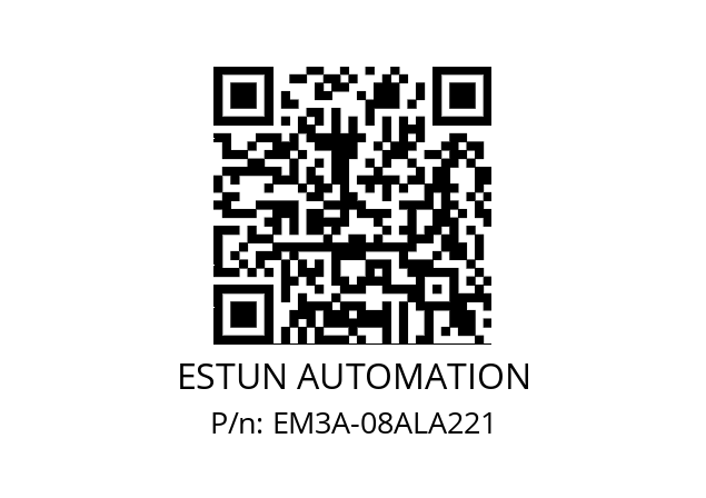   ESTUN AUTOMATION EM3A-08ALA221