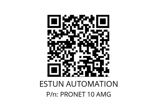   ESTUN AUTOMATION PRONET 10 AMG