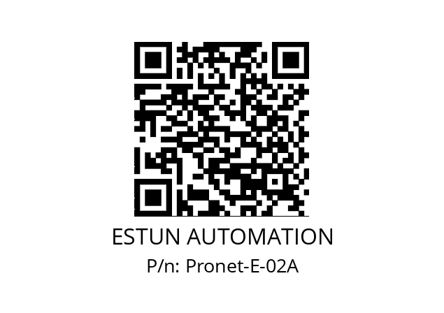   ESTUN AUTOMATION Pronet-E-02A