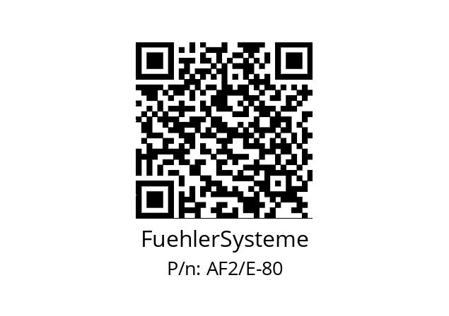   FuehlerSysteme AF2/E-80