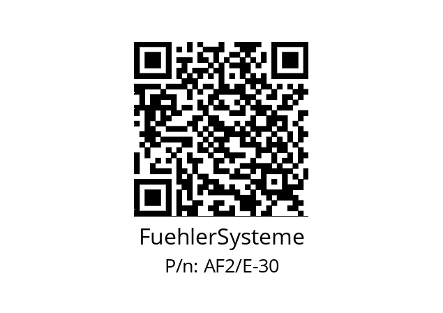   FuehlerSysteme AF2/E-30