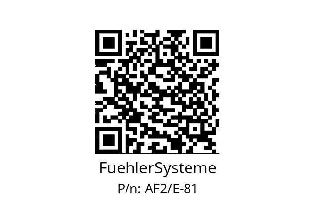   FuehlerSysteme AF2/E-81