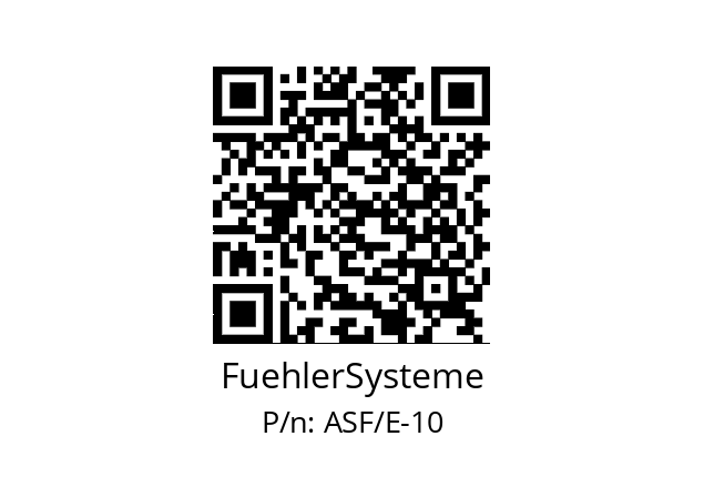   FuehlerSysteme ASF/E-10