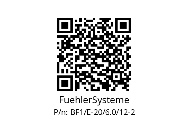   FuehlerSysteme BF1/E-20/6.0/12-2