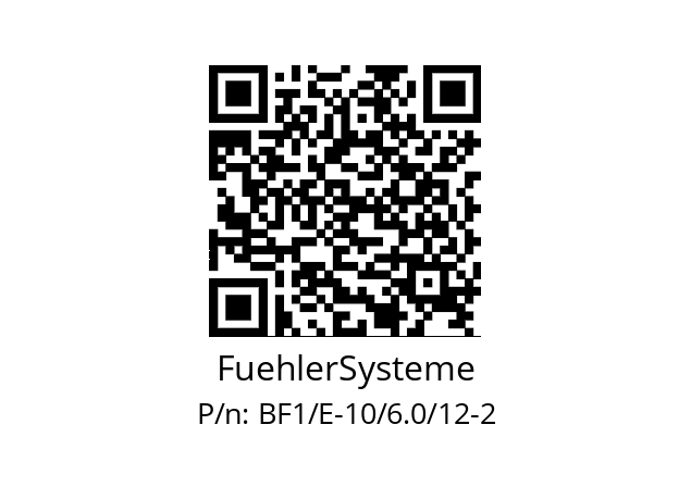   FuehlerSysteme BF1/E-10/6.0/12-2