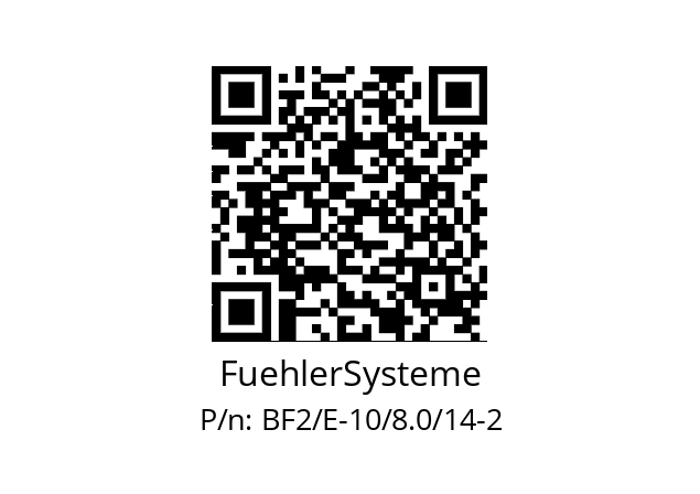   FuehlerSysteme BF2/E-10/8.0/14-2