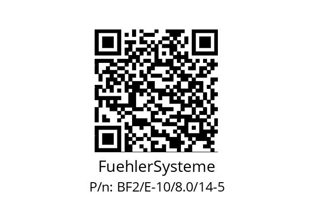   FuehlerSysteme BF2/E-10/8.0/14-5