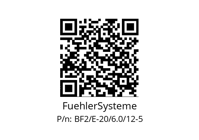   FuehlerSysteme BF2/E-20/6.0/12-5