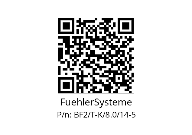   FuehlerSysteme BF2/T-K/8.0/14-5