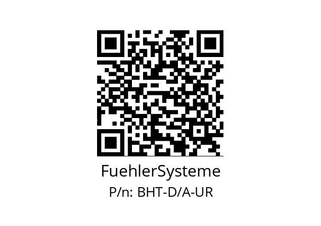   FuehlerSysteme BHT-D/A-UR