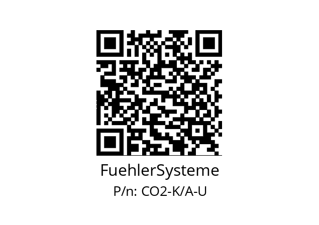   FuehlerSysteme CO2-K/A-U