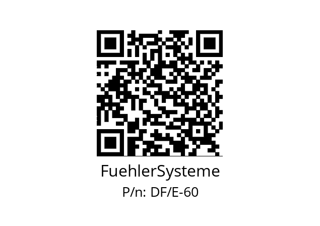   FuehlerSysteme DF/E-60